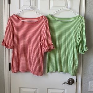 Christopher and Banks Tees xl